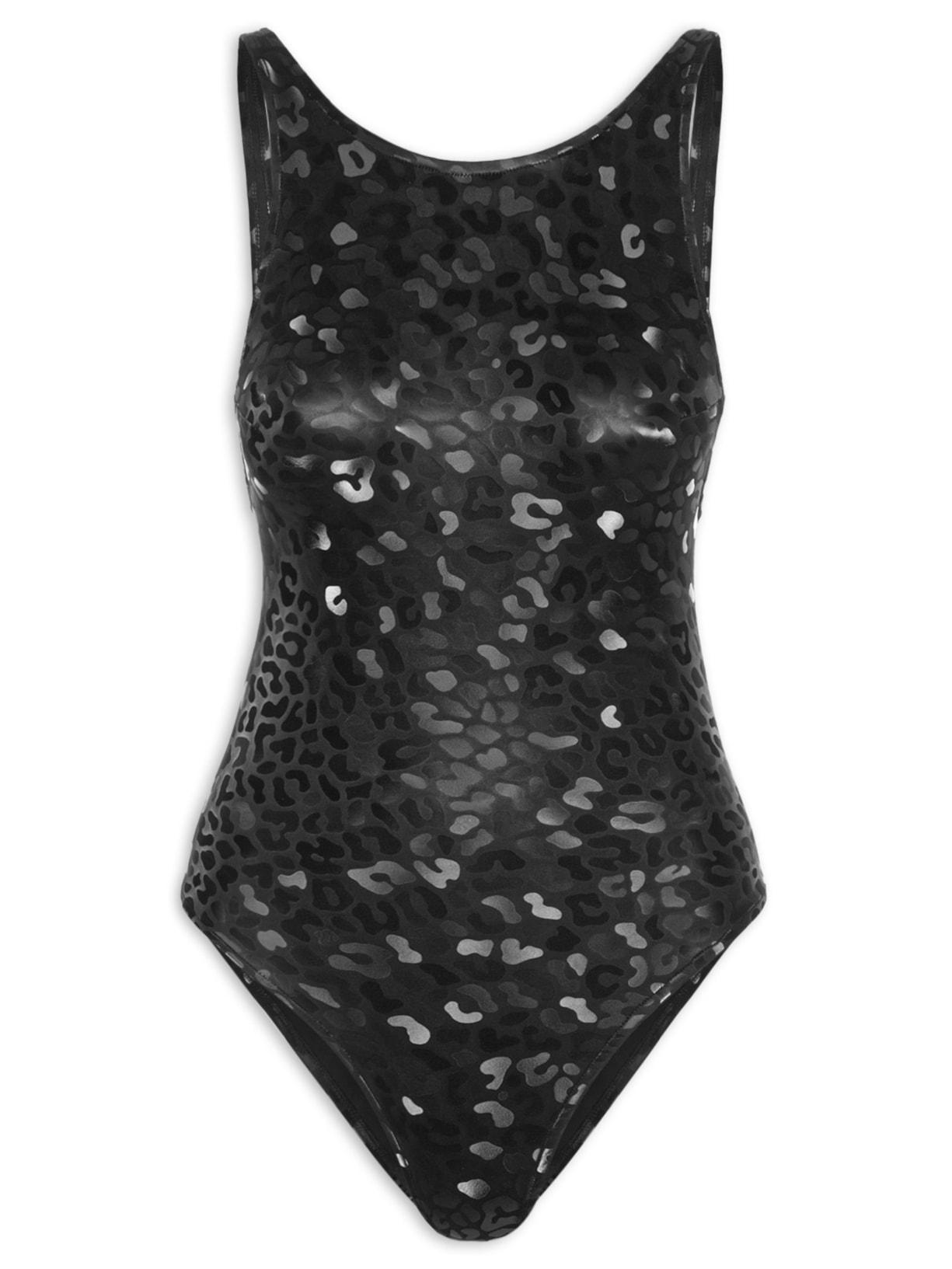 Body Carnaval Animal Print - Preto