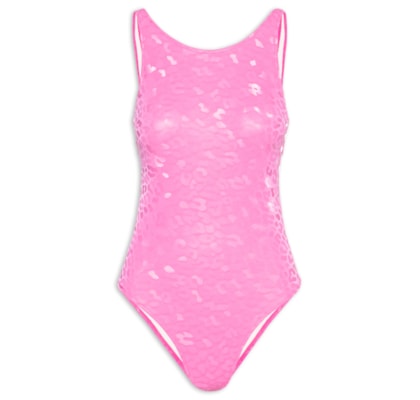Body Carnaval Animal Print - Rosa