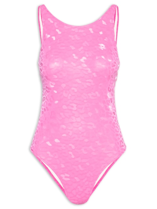 Body Carnaval Animal Print - Rosa