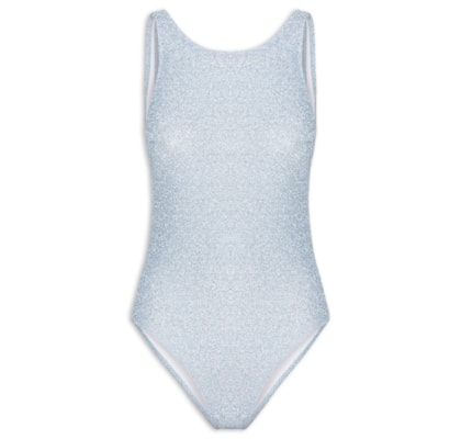 Body Carnaval Em Lurex - Azul