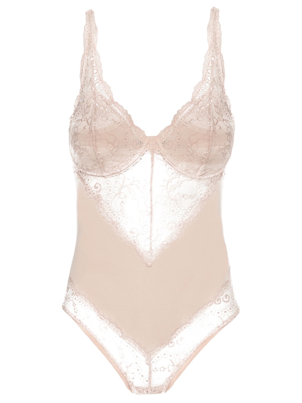 Body Com Aro Sem Bojo - Bege