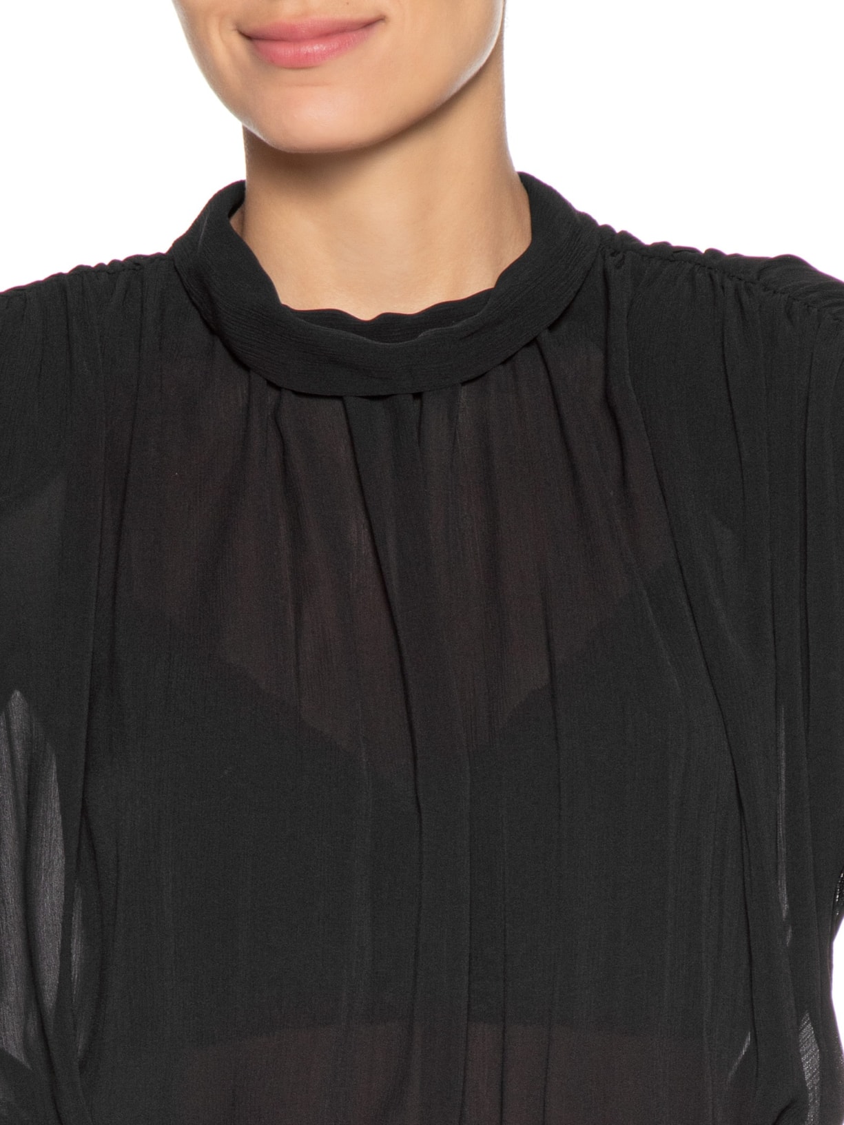 Body Com Ombreiras Preto '2Essential