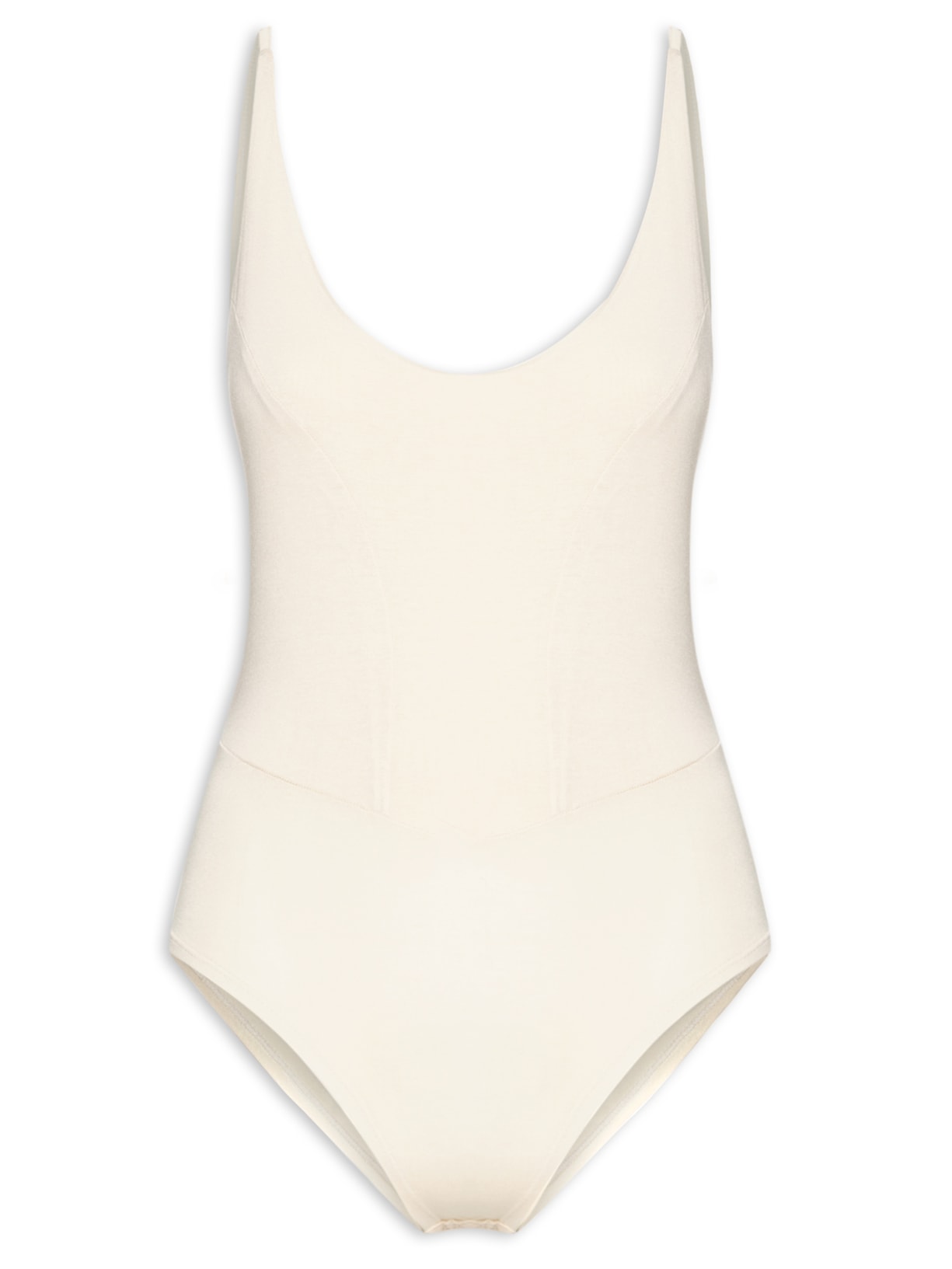 Body Com Recortes Centrais - Off White