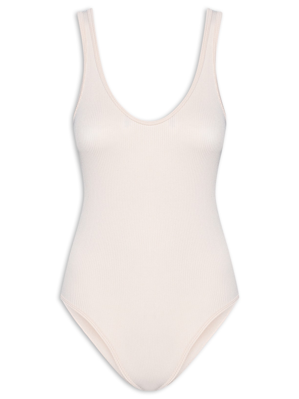 Body Comfy Sem Costura Decote U Rosa Basiq