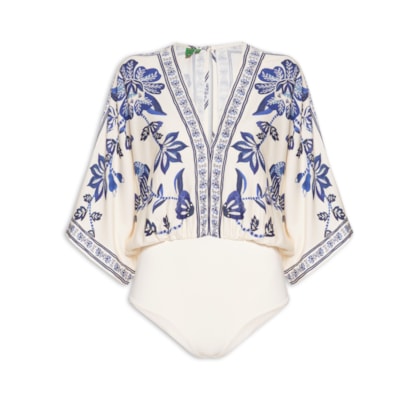 Body Coqueiro Tropical - Branco