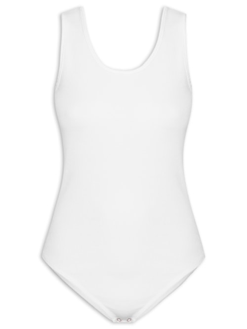 Body Costas Decotada - Branco