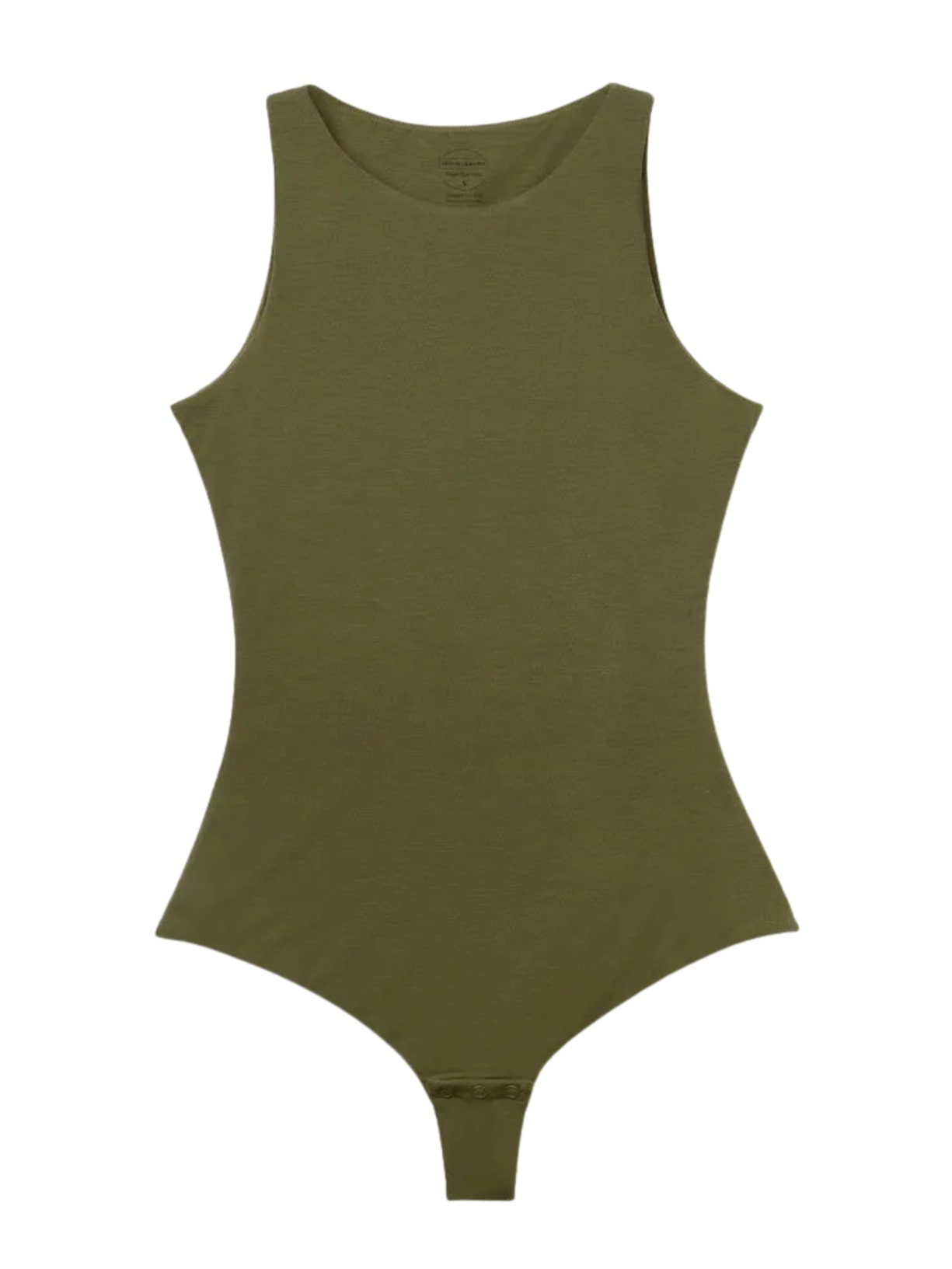Body De Alças Largas Em Fresh Bamboo - Verde