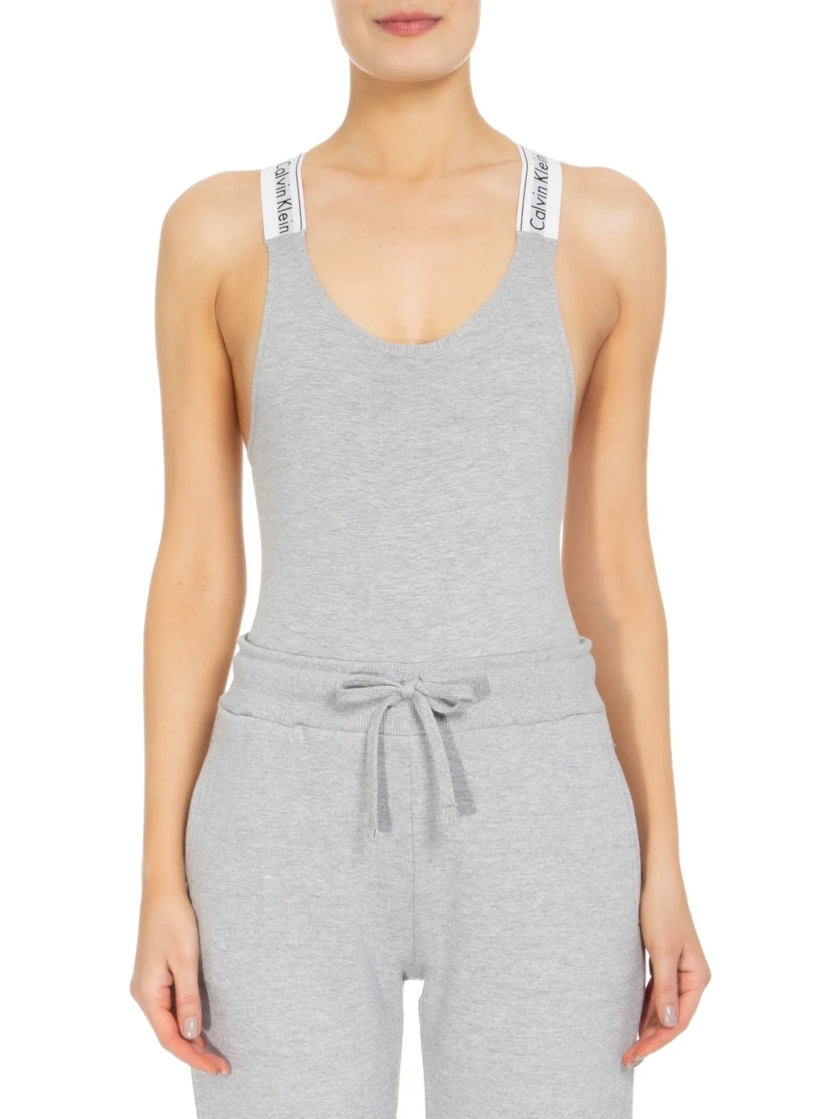 Body De Cotton Modern Cinza Calvin Klein Underwear