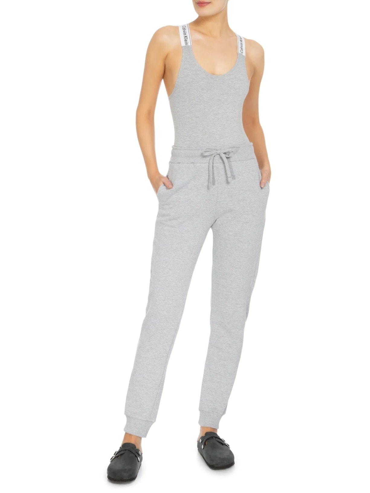 Body De Cotton Modern Cinza Calvin Klein Underwear