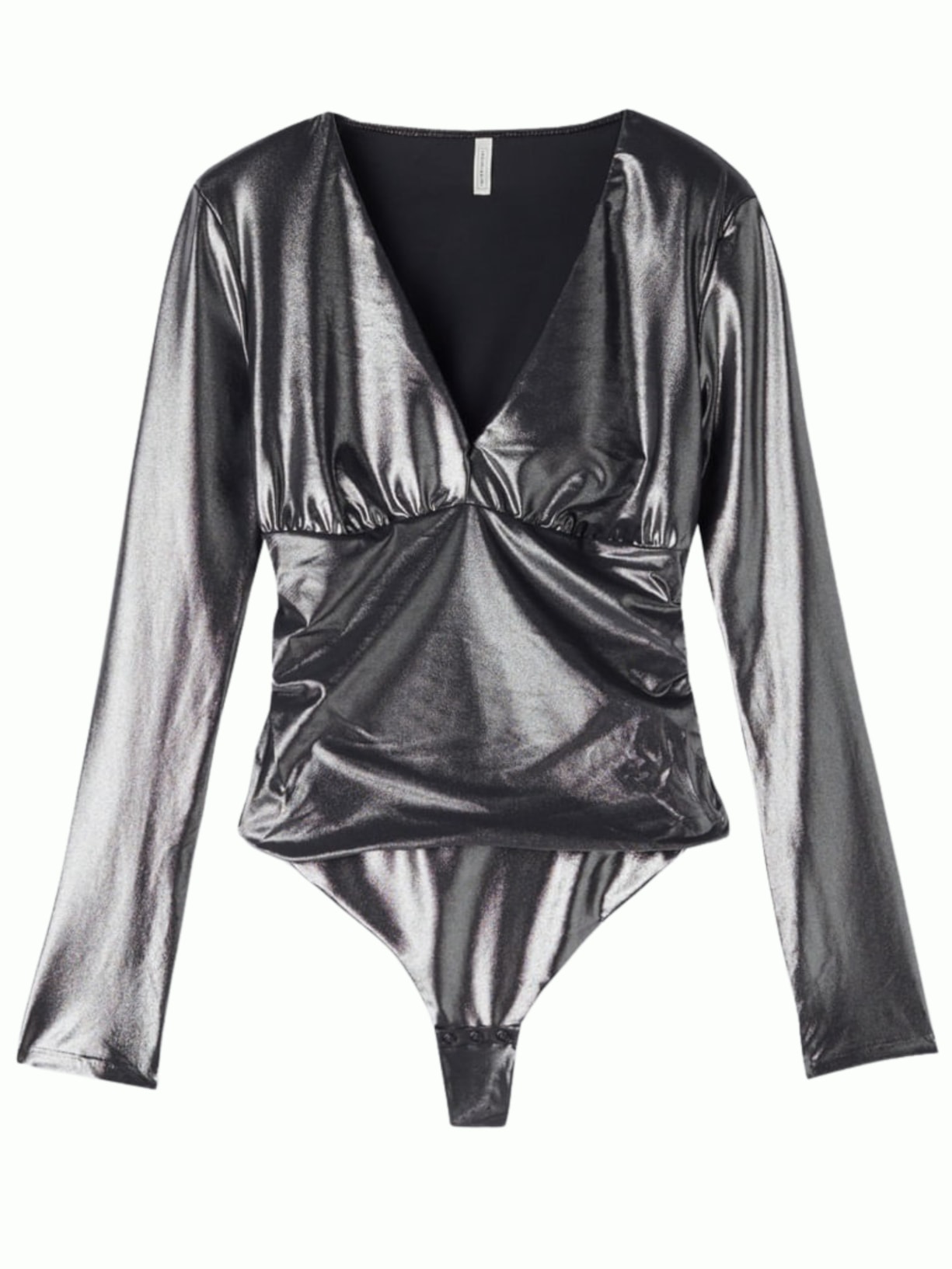 Body De Manga Comprida Baby i Am a Star - Cinza