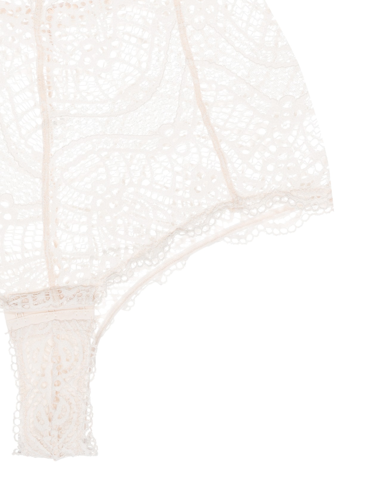 Body De Renda Bege Valisere