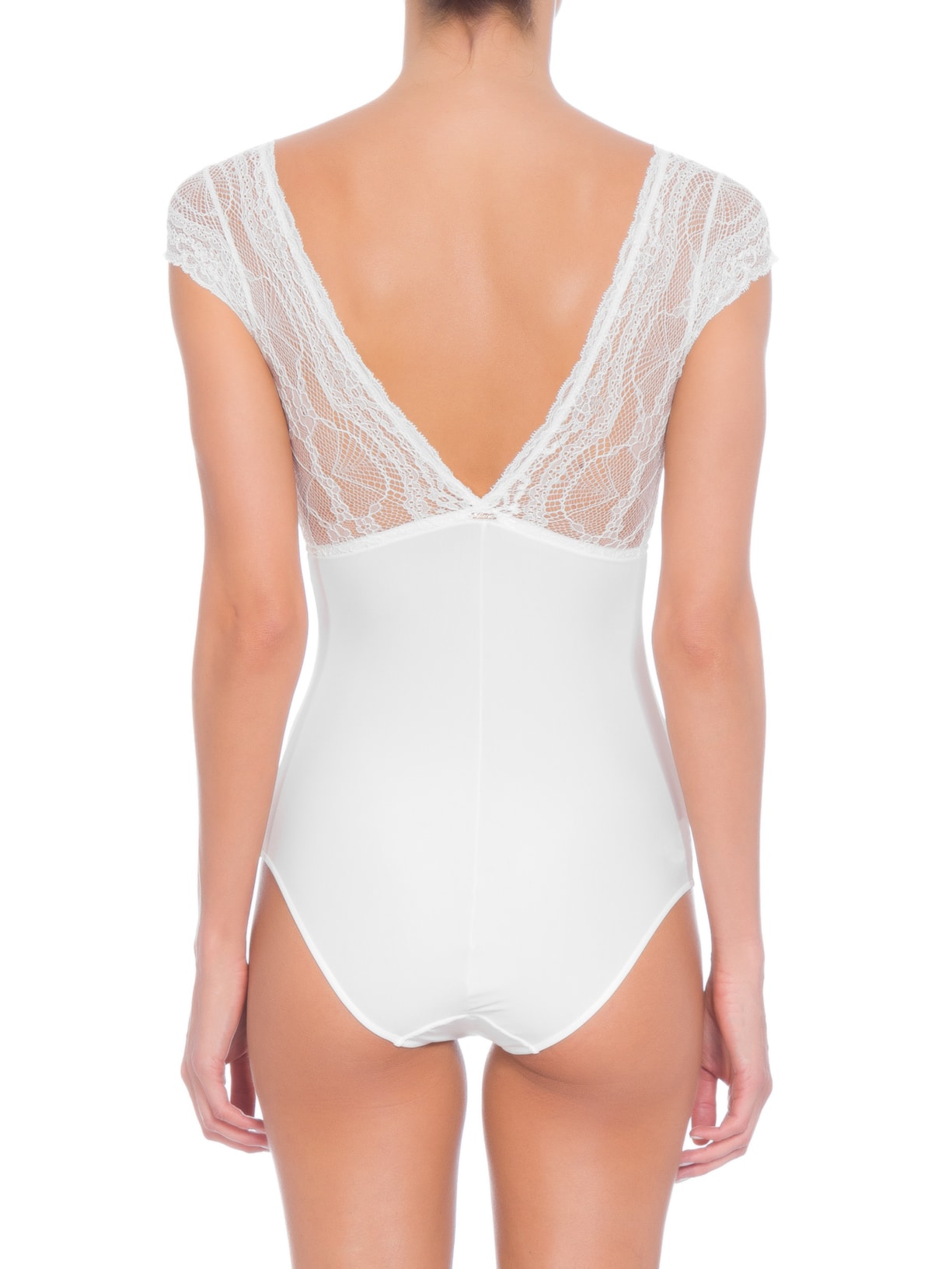 Body De Renda Off White Valisere