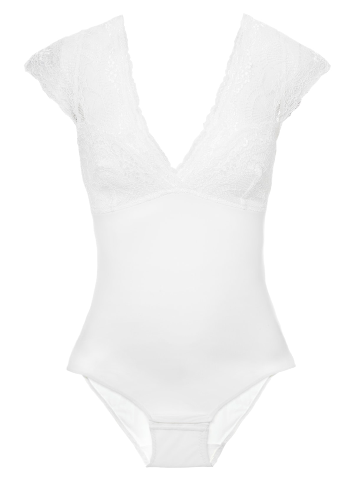 Body De Renda Off White Valisere