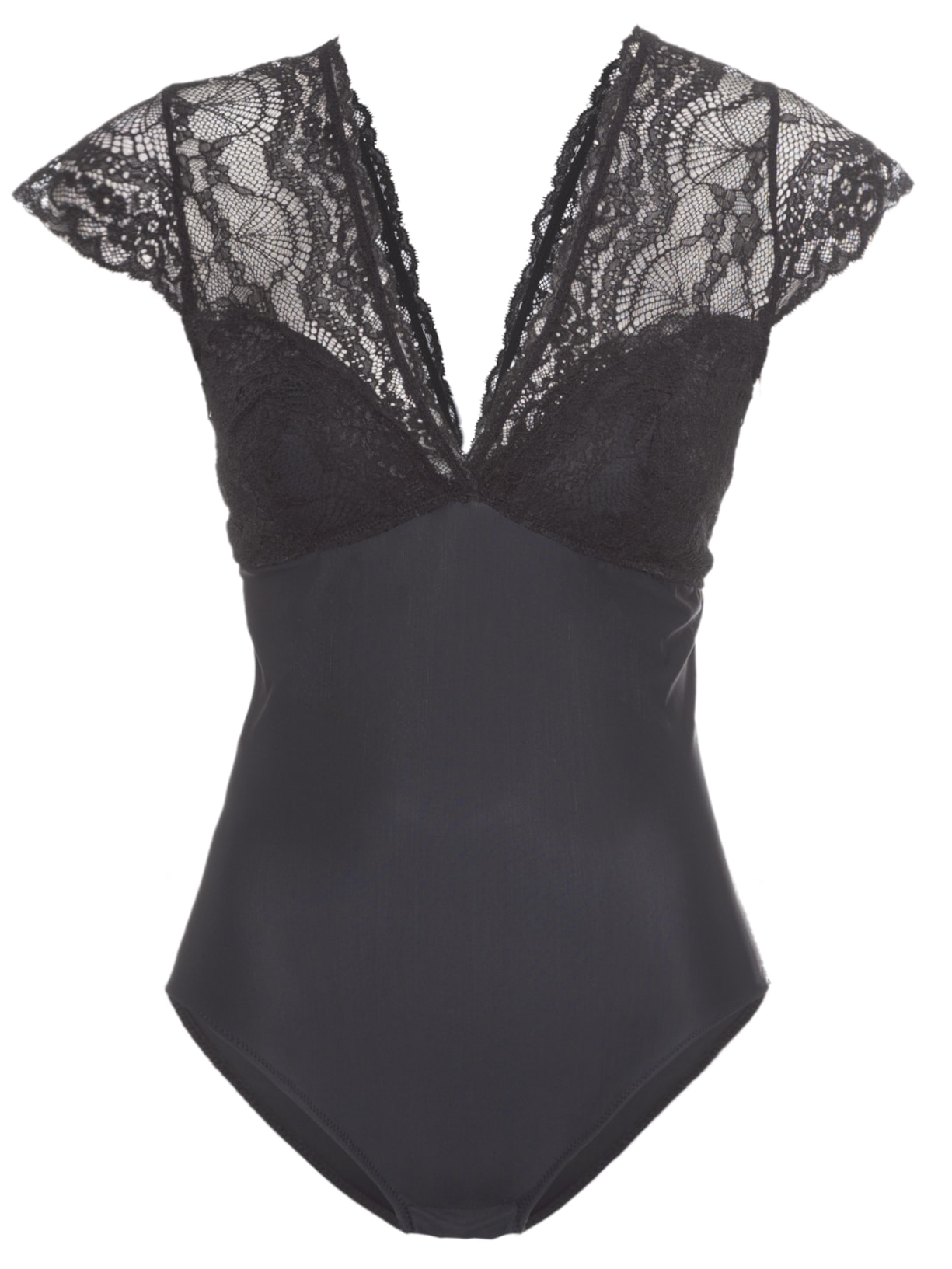 Body De Renda - Preto