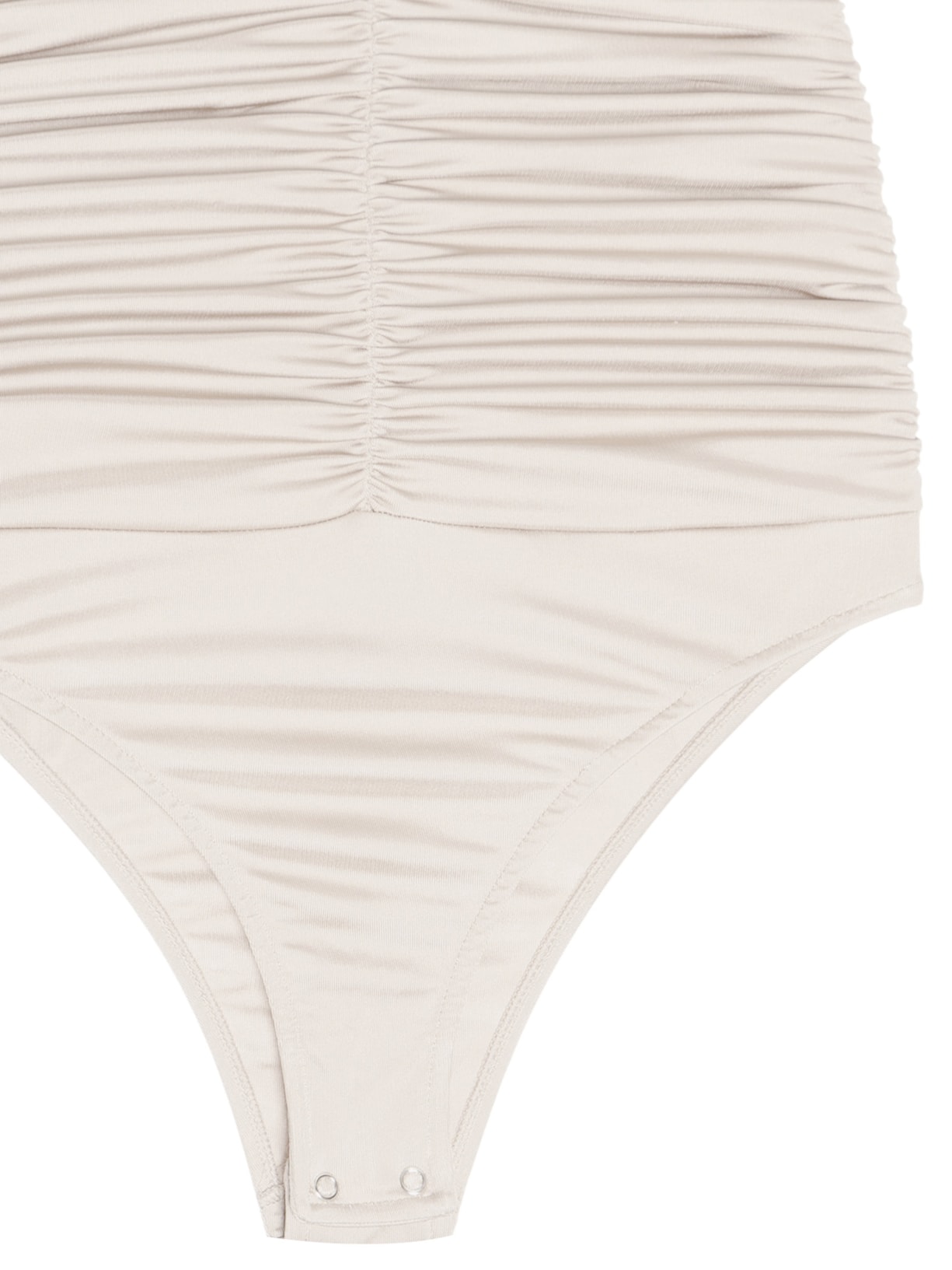 Body Decote Com Franzidos Off White '2Essential