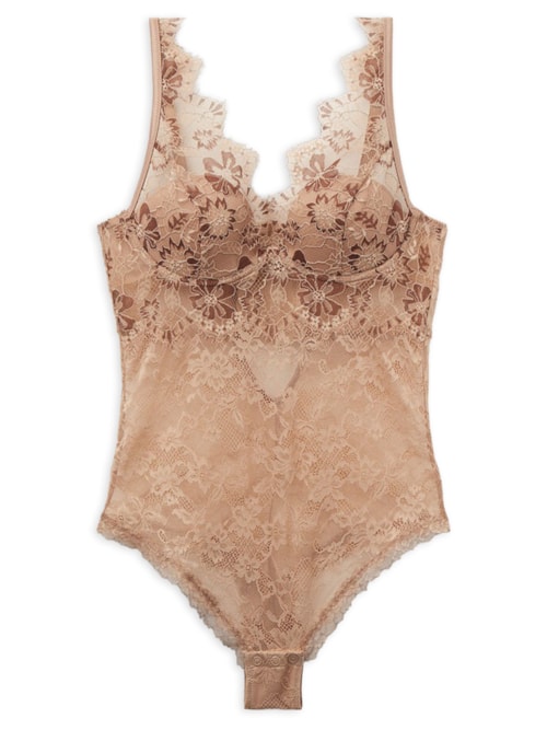 Body Elena Em Renda Summer Glow - Bege