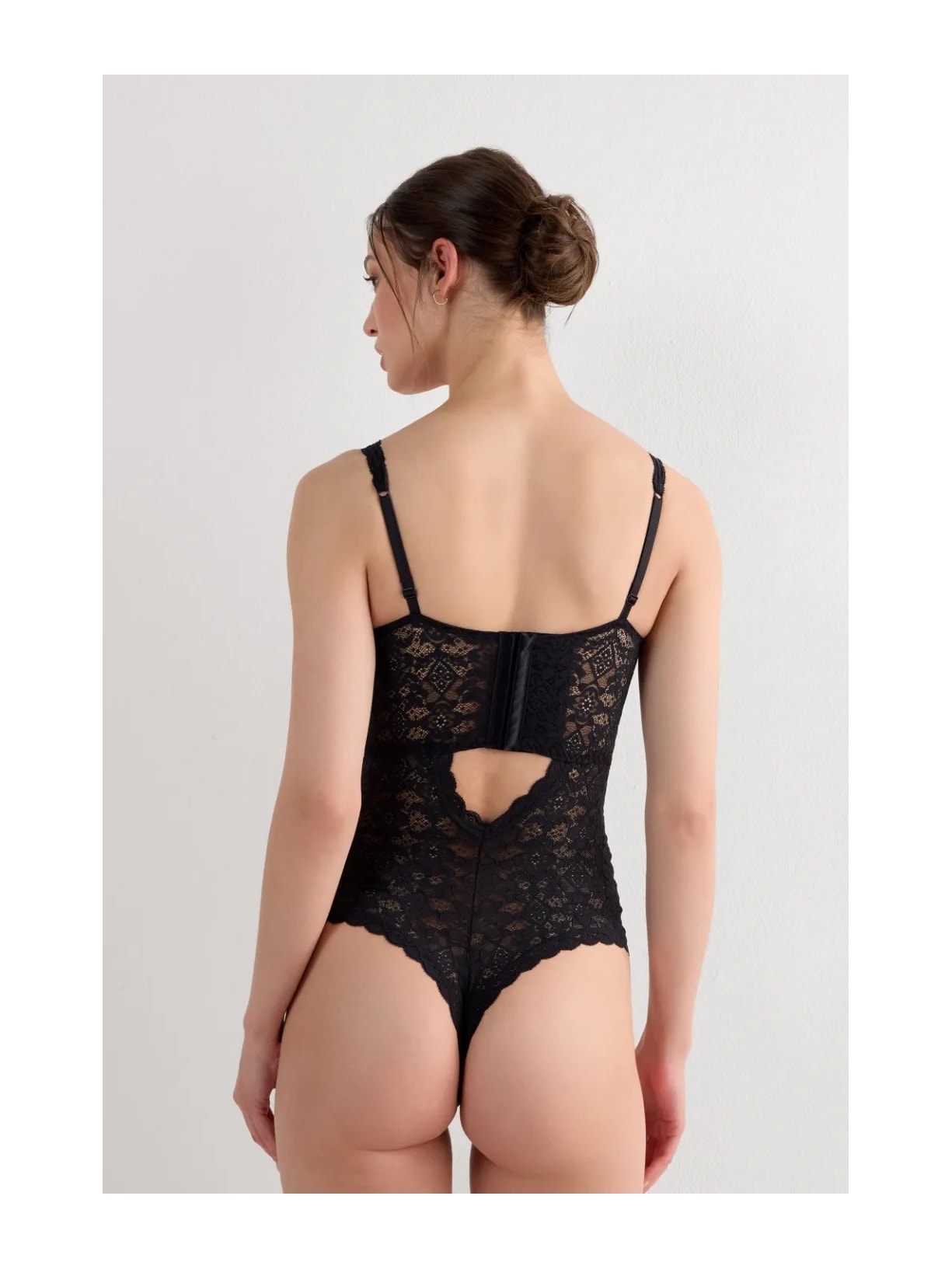 Body Eleonora Em Renda Preto Intimissimi