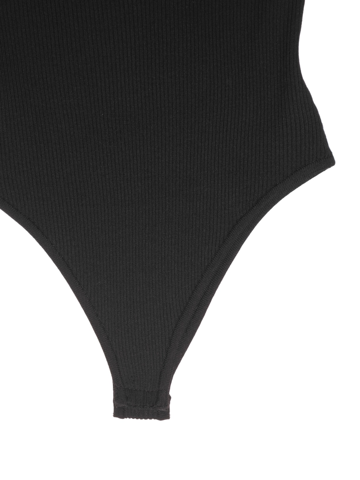 Body Em Malha Canelada Preto Market 33