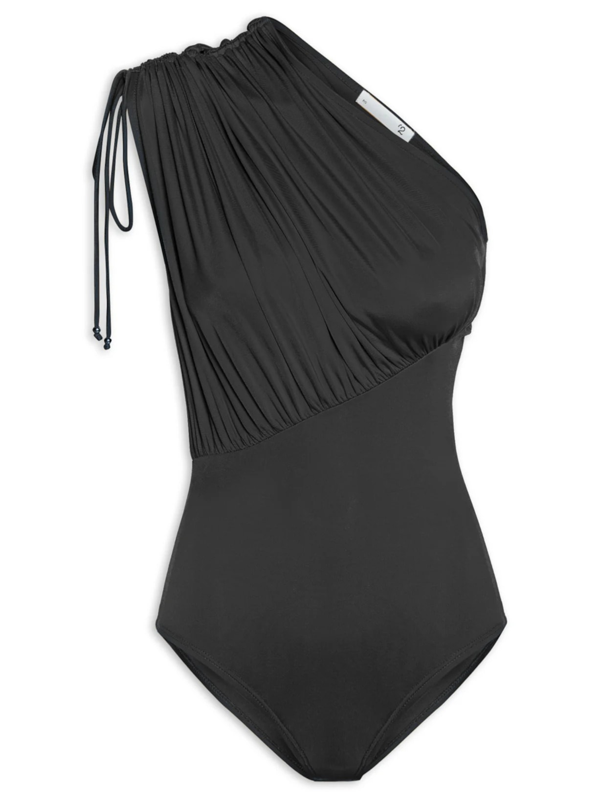 Body Em Malha Com Franzidos Preto '2Essential