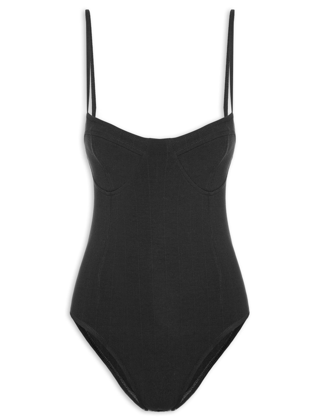 Body Em Malha - Preto