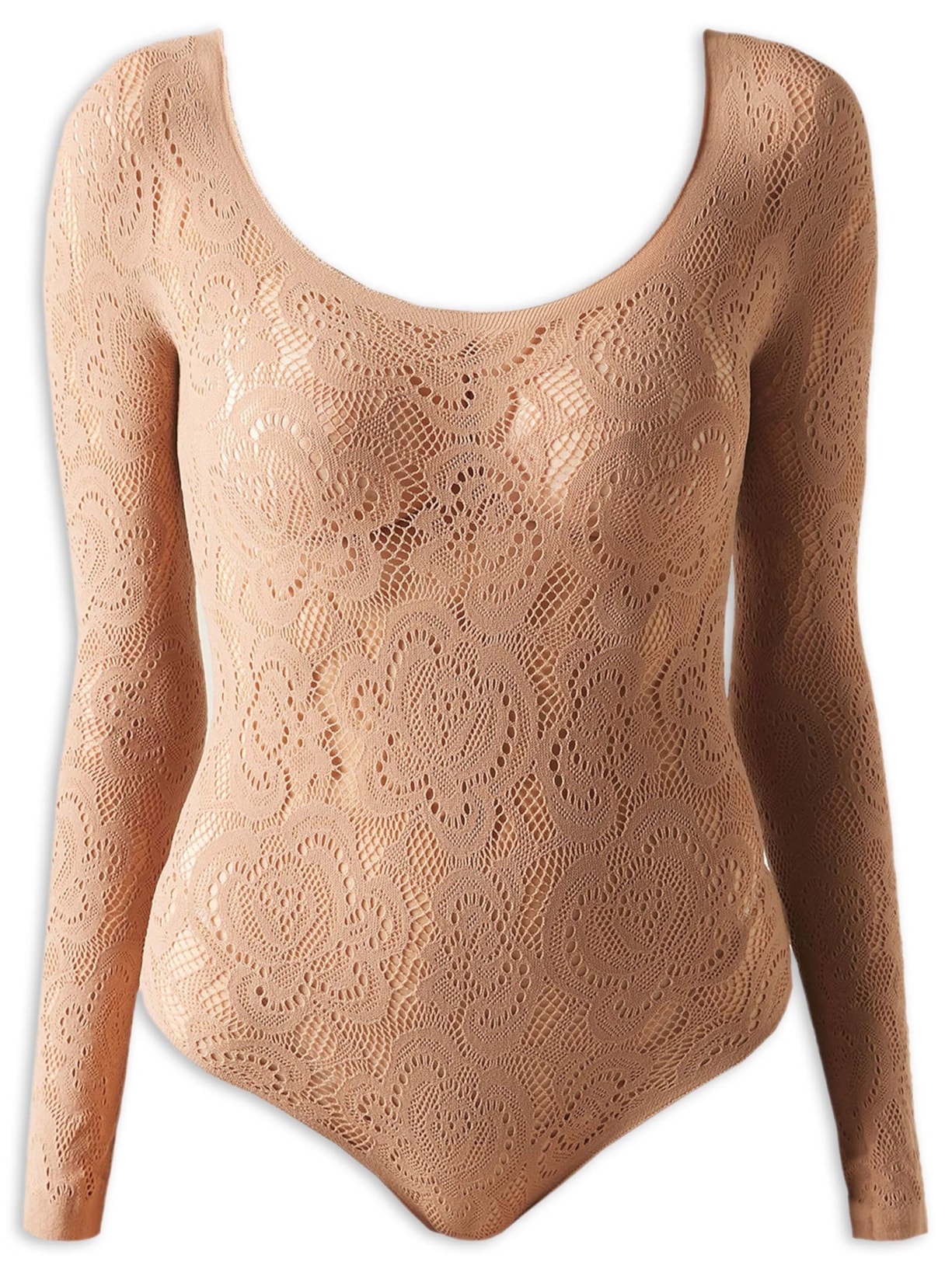 Body Em Renda - Bege