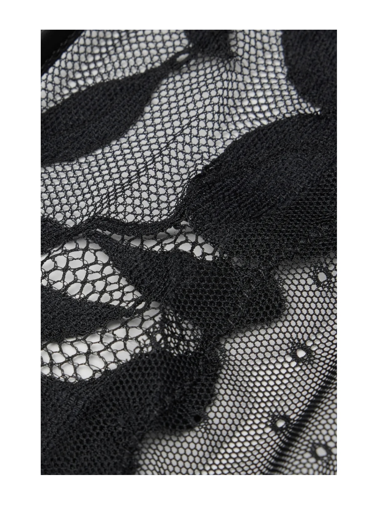 Body Em Renda e Tule All About Flowers Preto Intimissimi