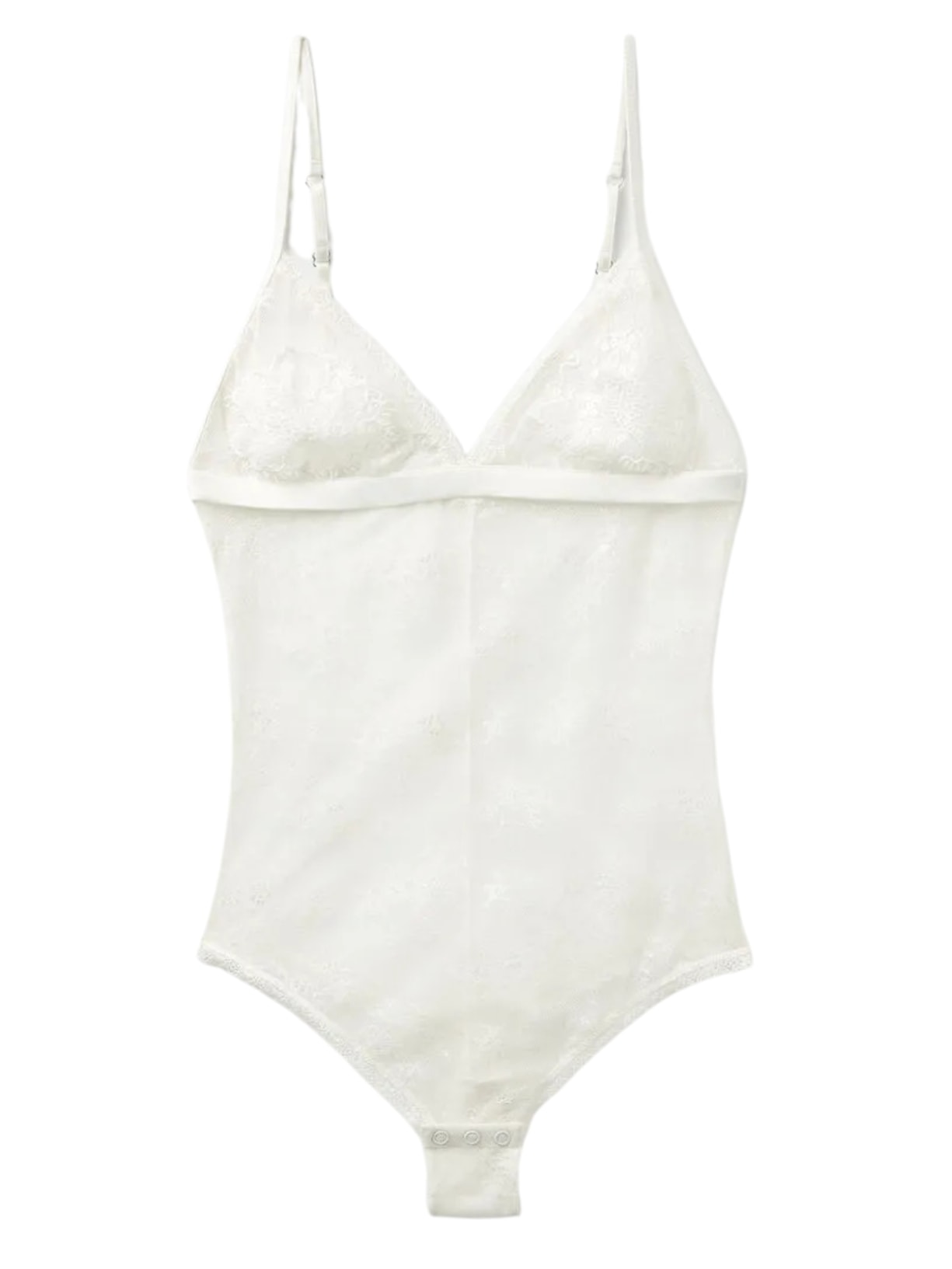 Body Em Renda Glisten In The Light - Marfim