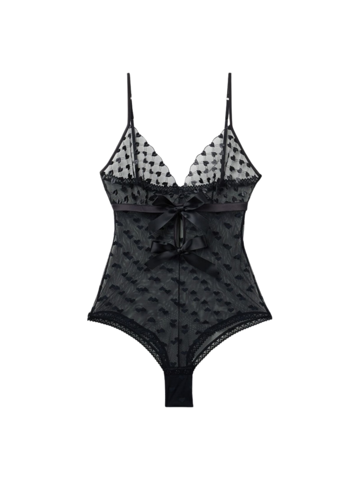 Body Em Renda The Love Club Preto Intimissimi