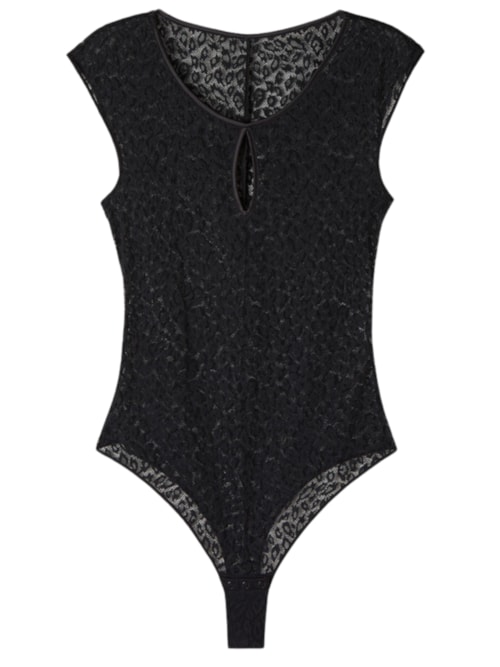 Body Em Renda Your Wild Side - Preto