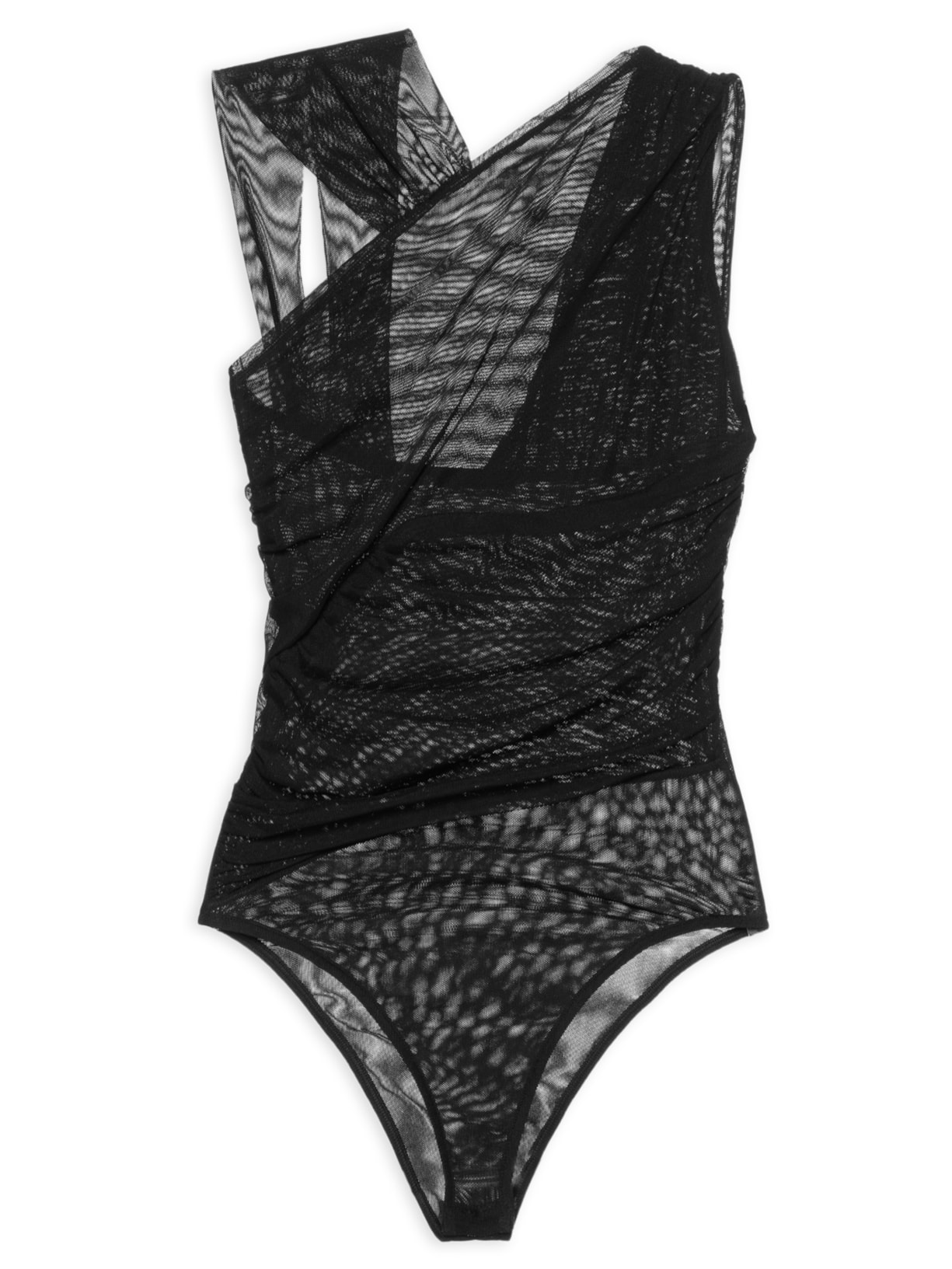 Body Em Tule - Preto