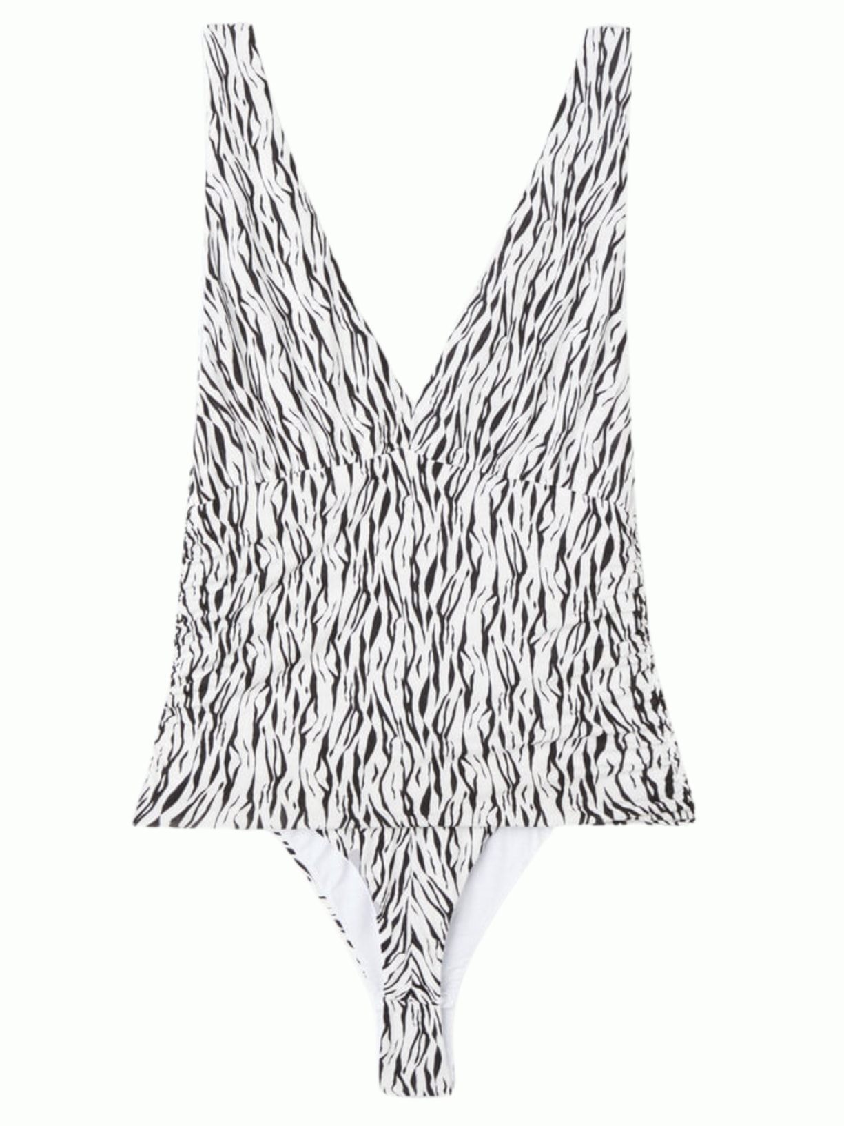 Body Em Viscose Go Animalier - Preto