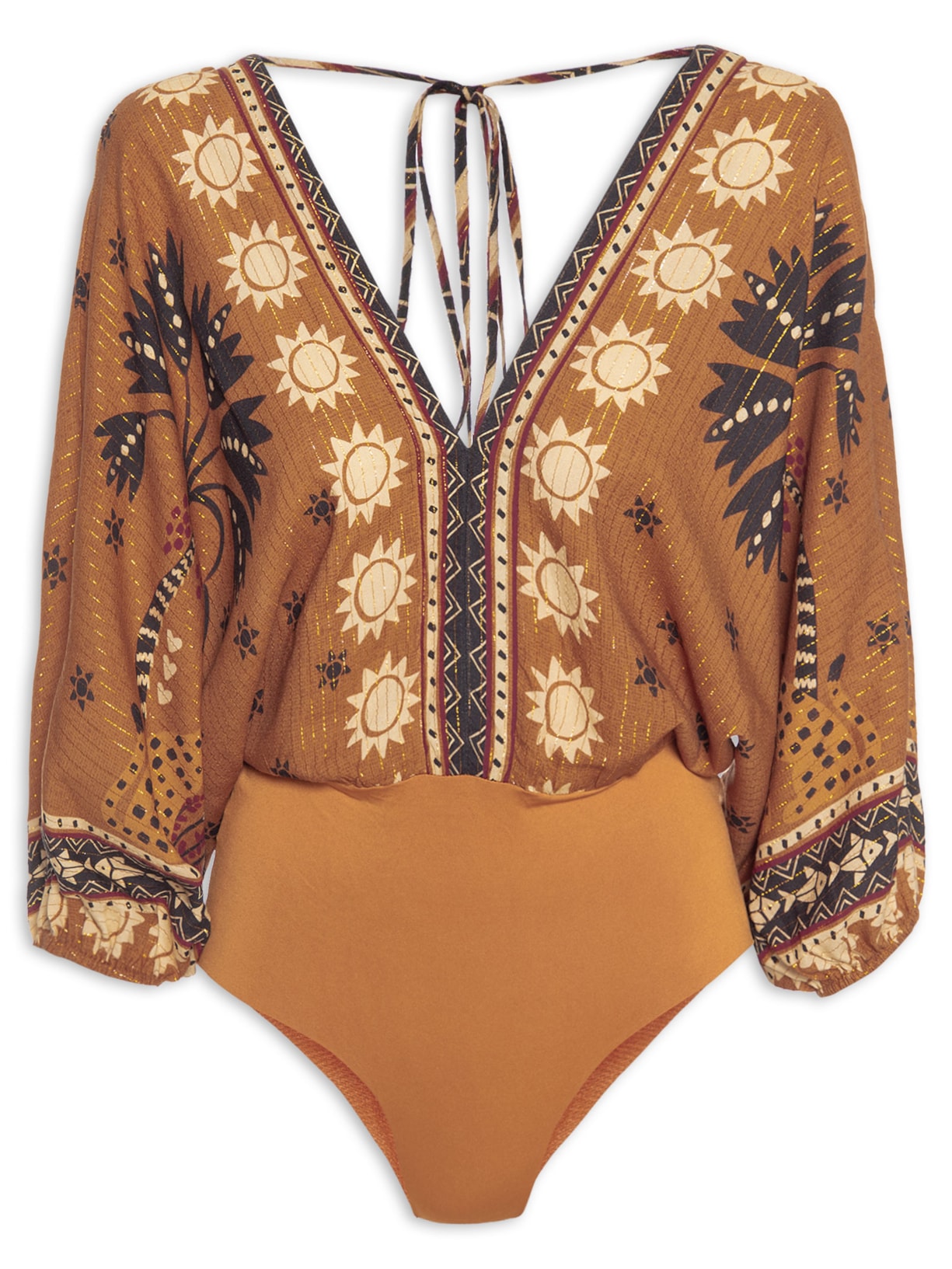 Body Encanto Buriti - Marrom