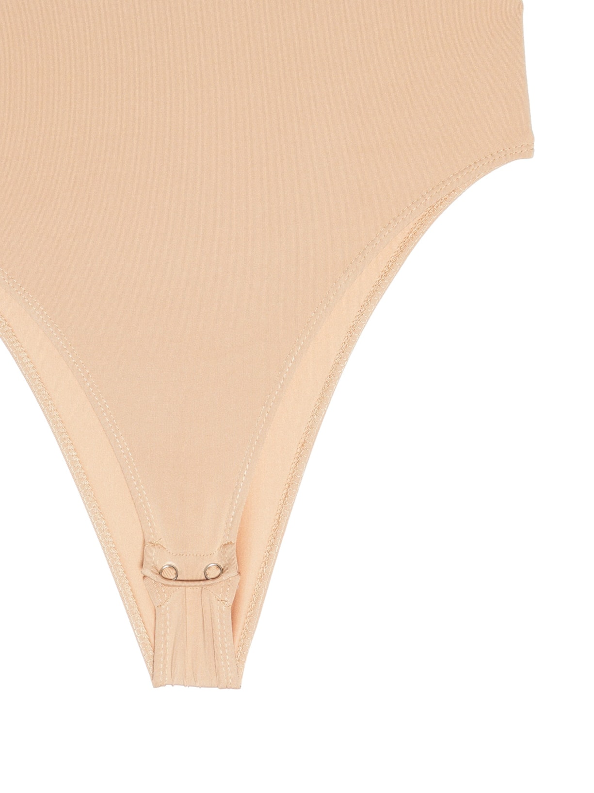 Body Feminino Alças Finas Reguláveis Bege Basiq