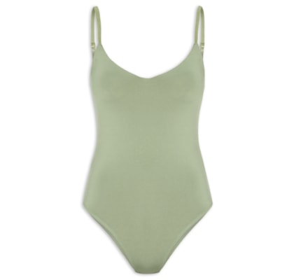 Body Feminino Alças Finas Reguláveis - Verde