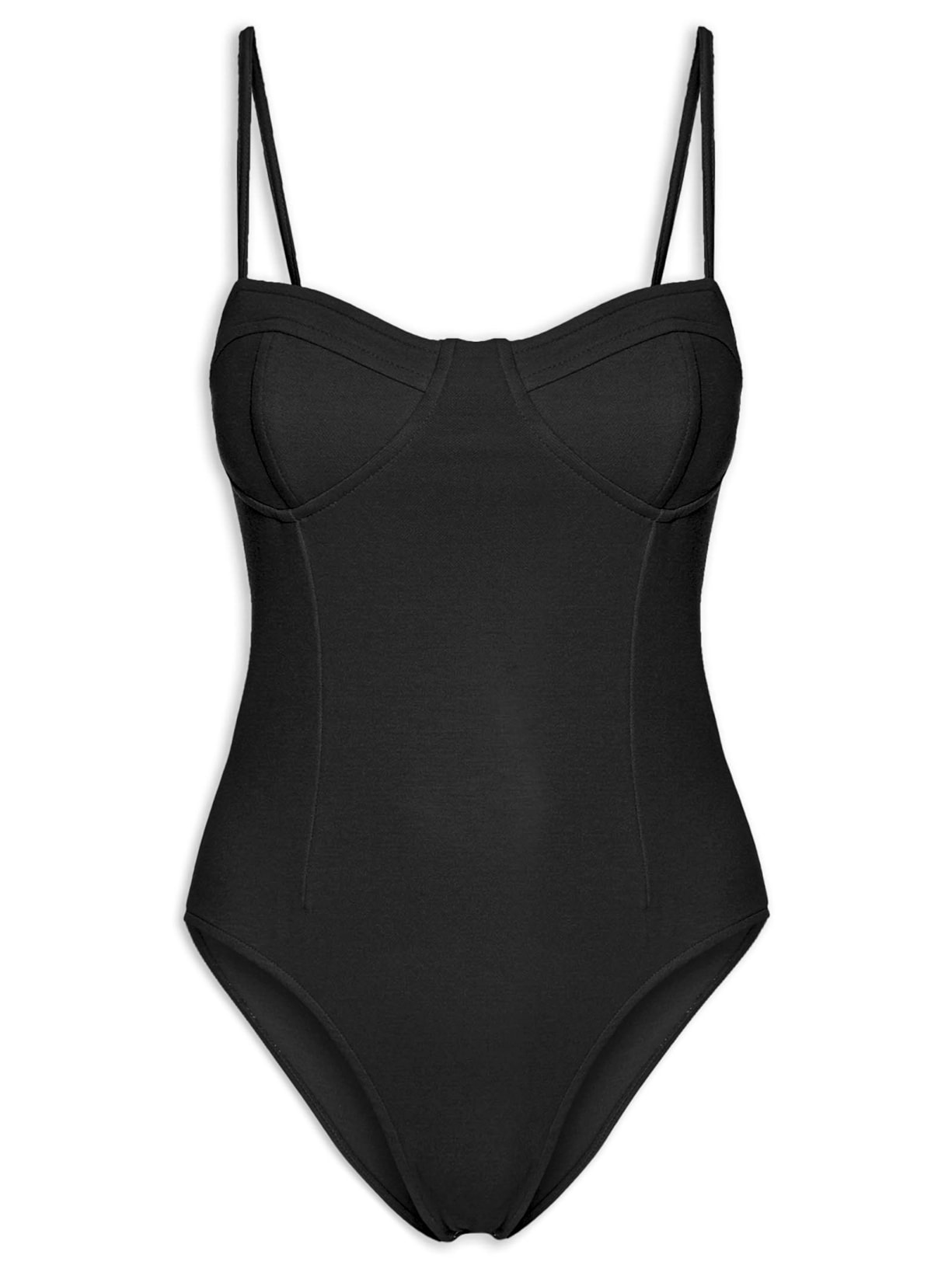 Body Feminino Alças Malha - Preto
