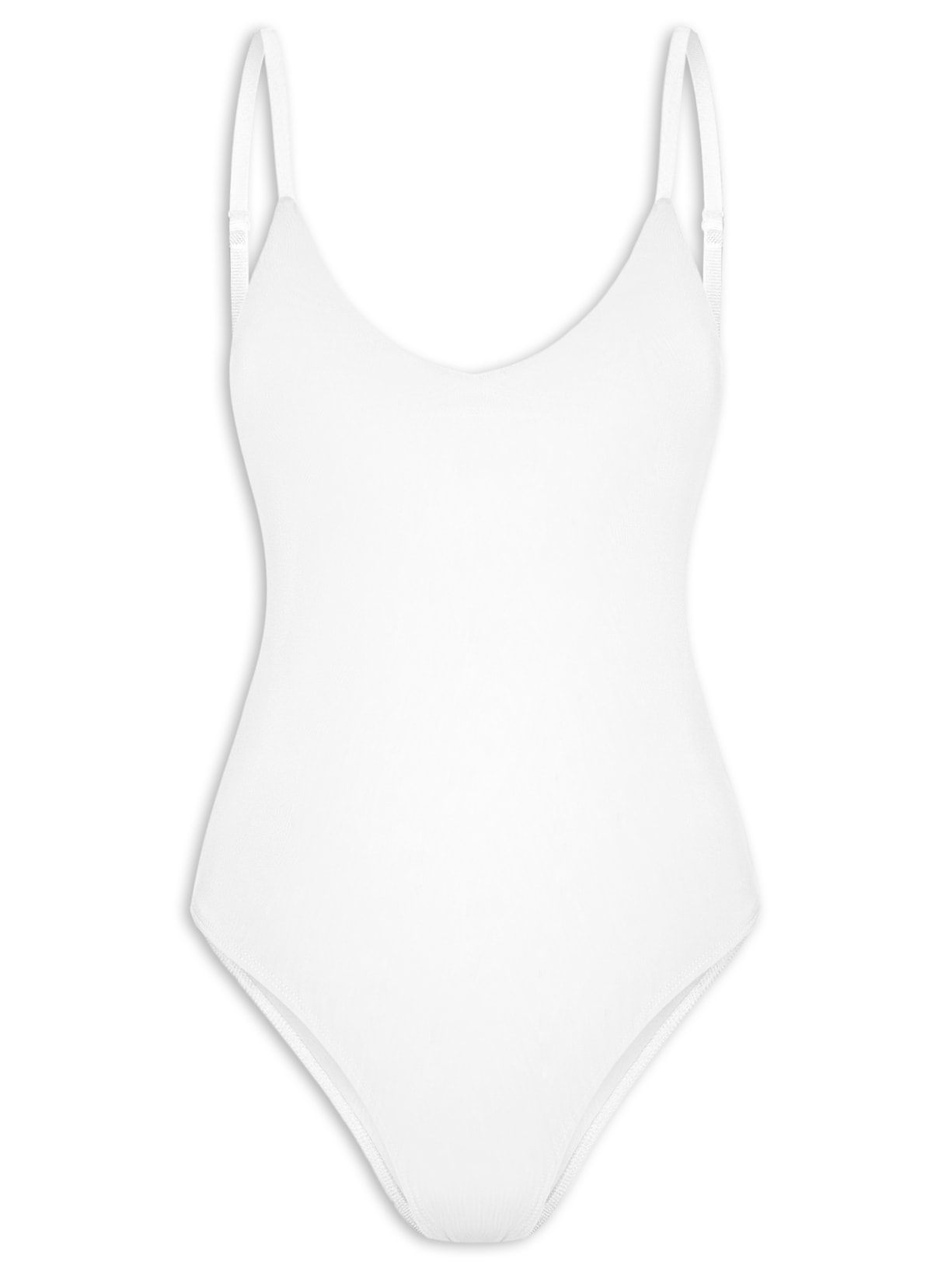 Body Feminino Alcinha Básico Branco Basiq