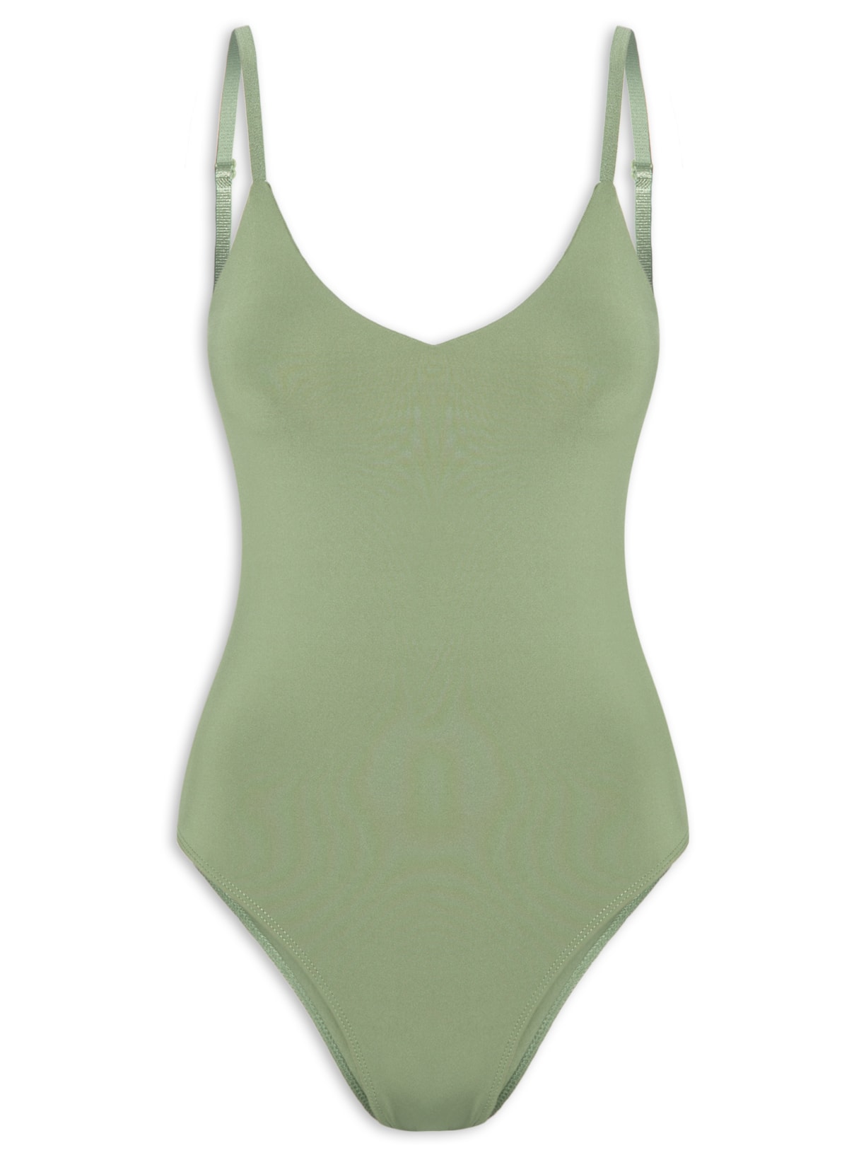 Body Feminino Alcinha Básico Verde Basiq