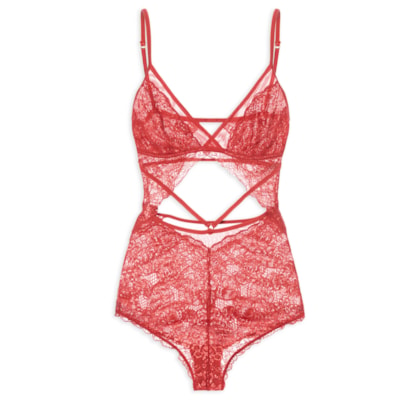 Body Feminino Alcinha - Vermelho