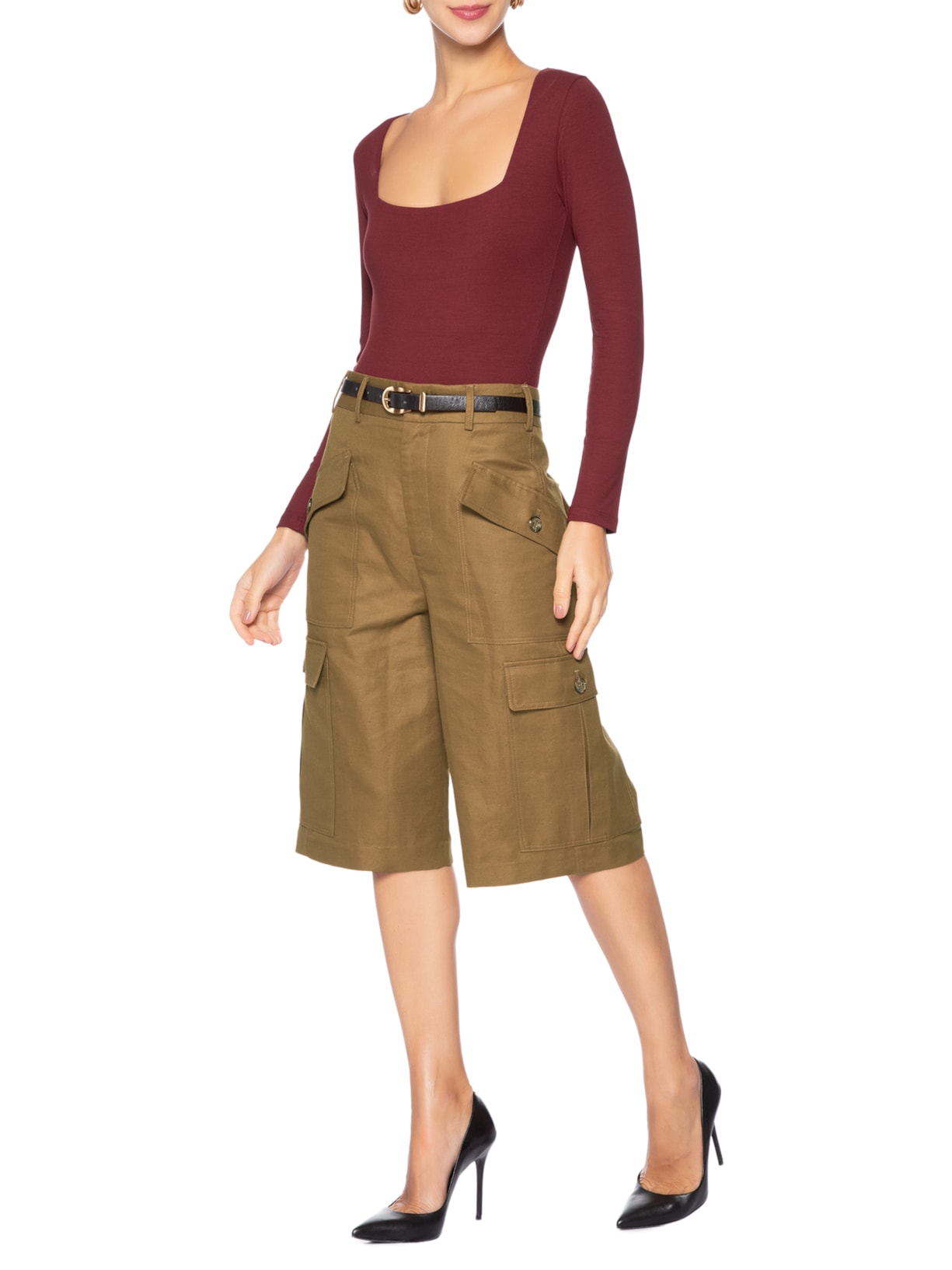 Body Feminino Bailarina Vermelho Animale