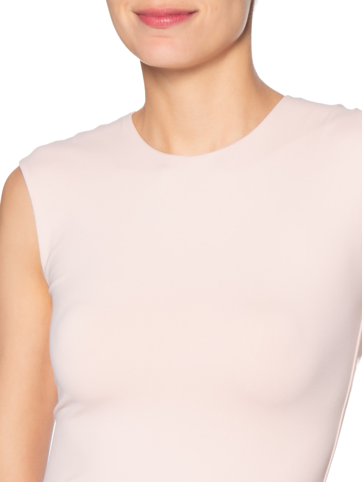 Body Feminino Básico Alça Larga Bege Basiq
