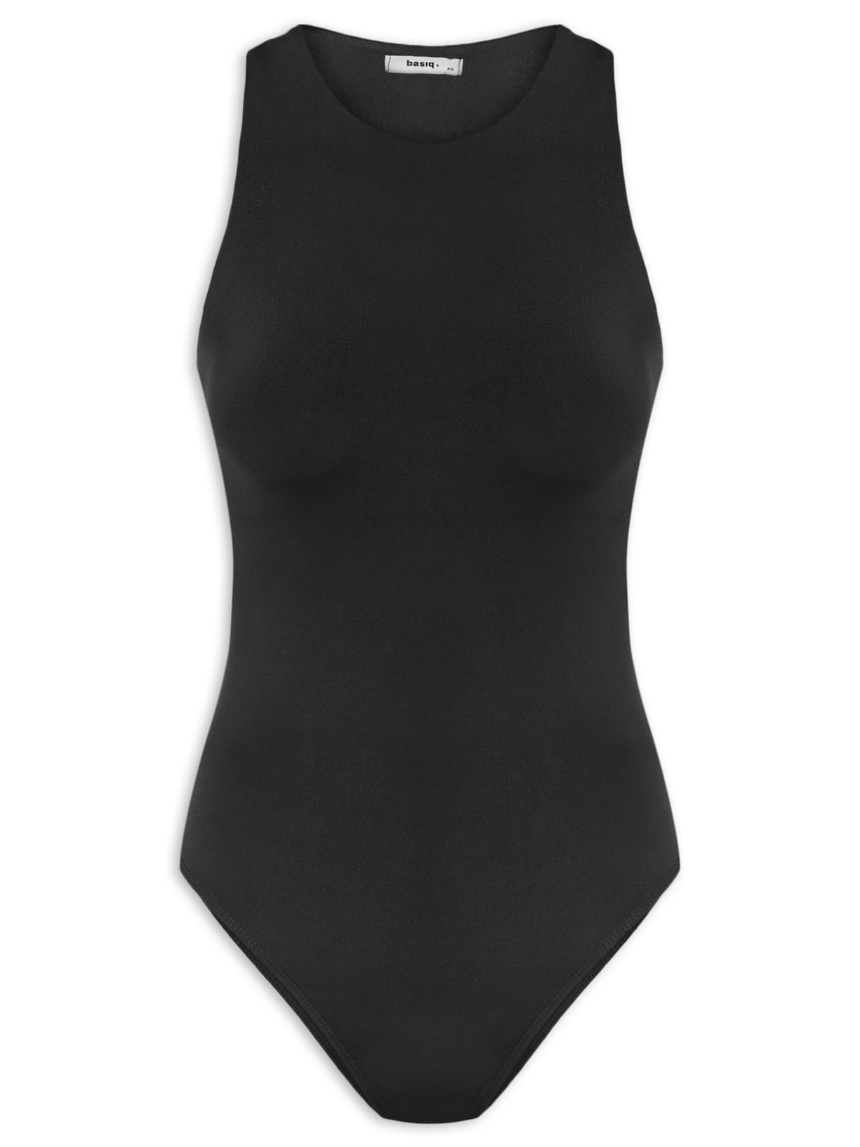 Body Feminino Básico Decote Em U - Preto
