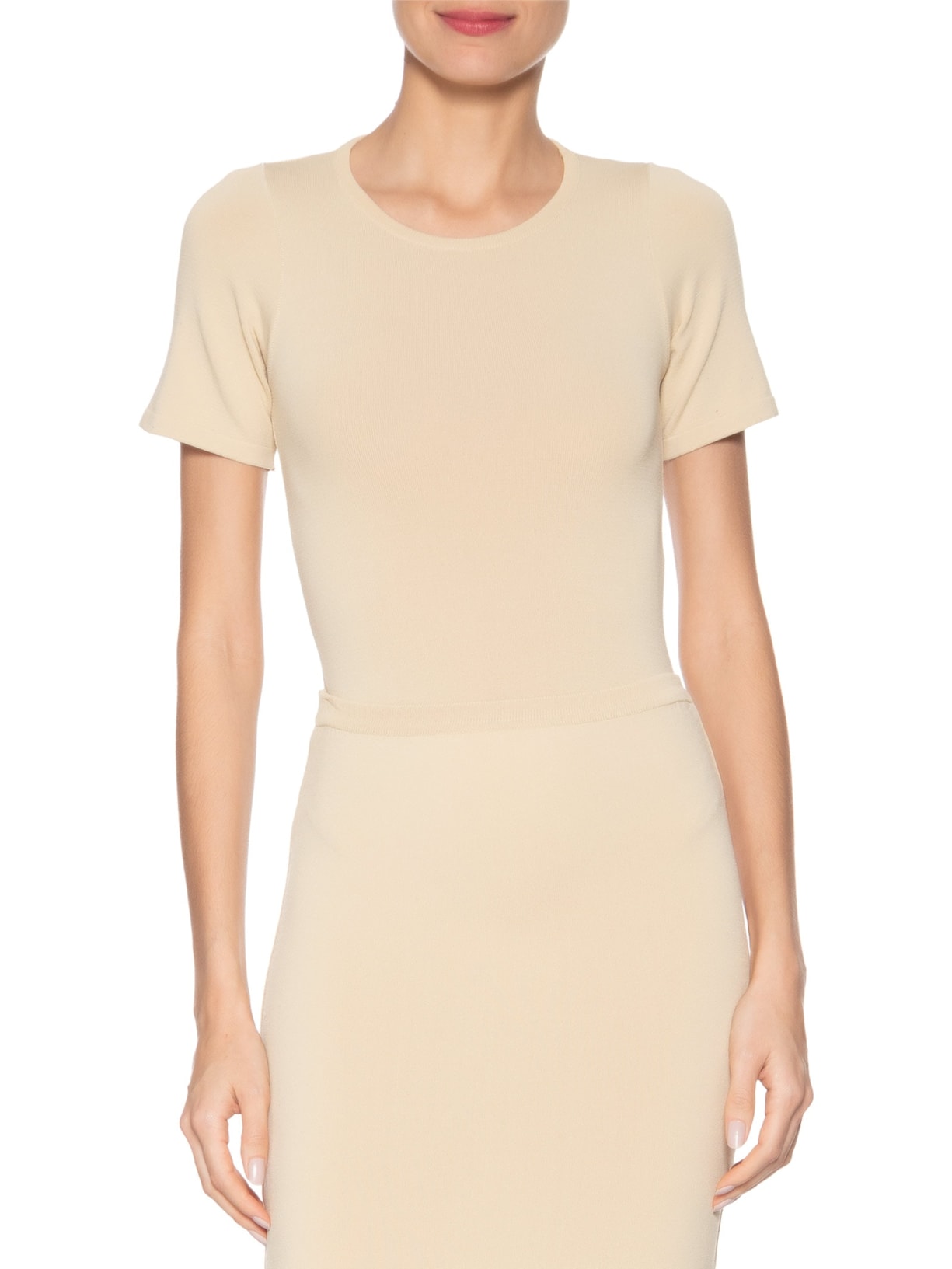 Body Feminino Bege Giomei