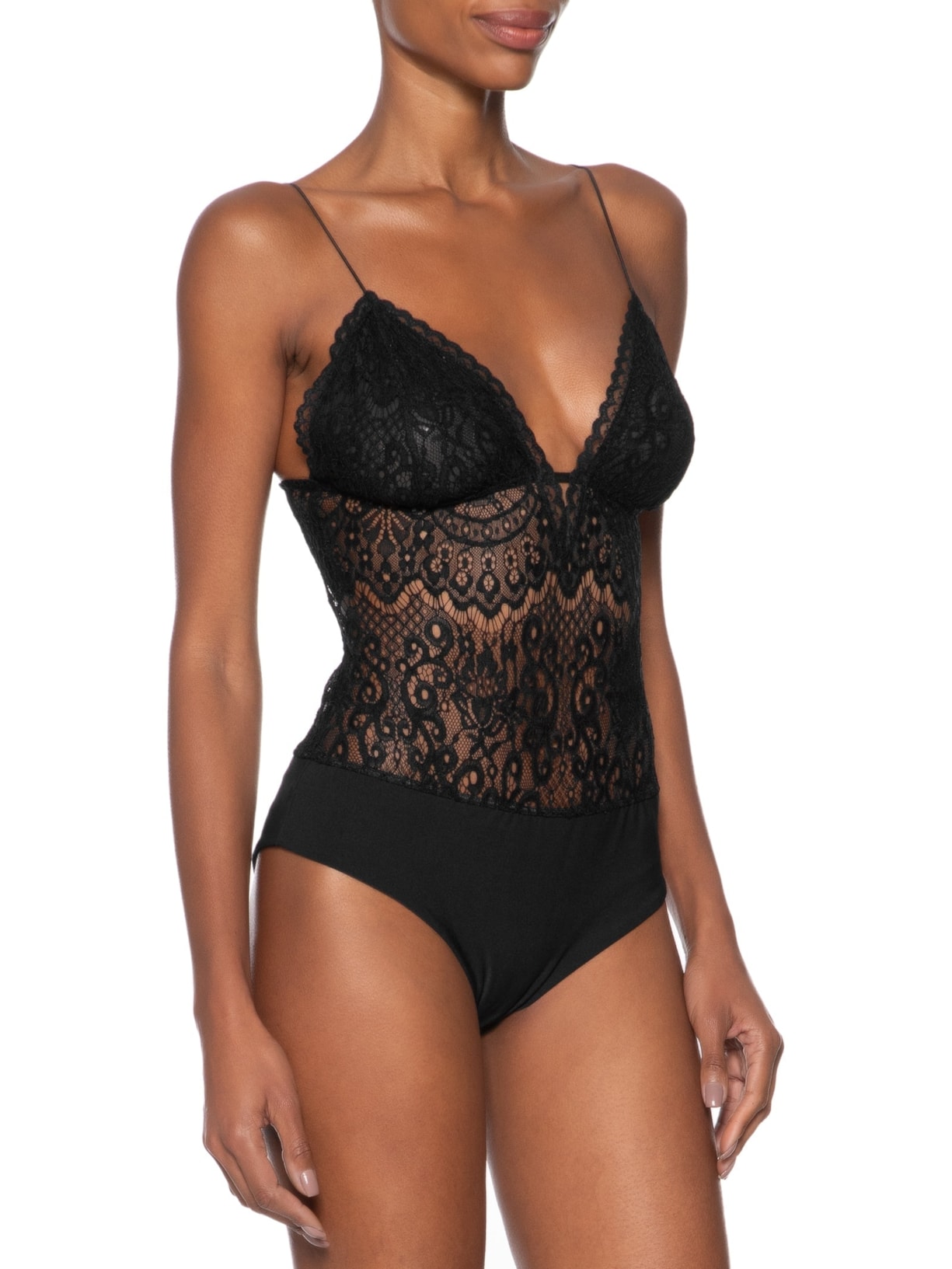 Body Feminino Catherine Preto Le Lis