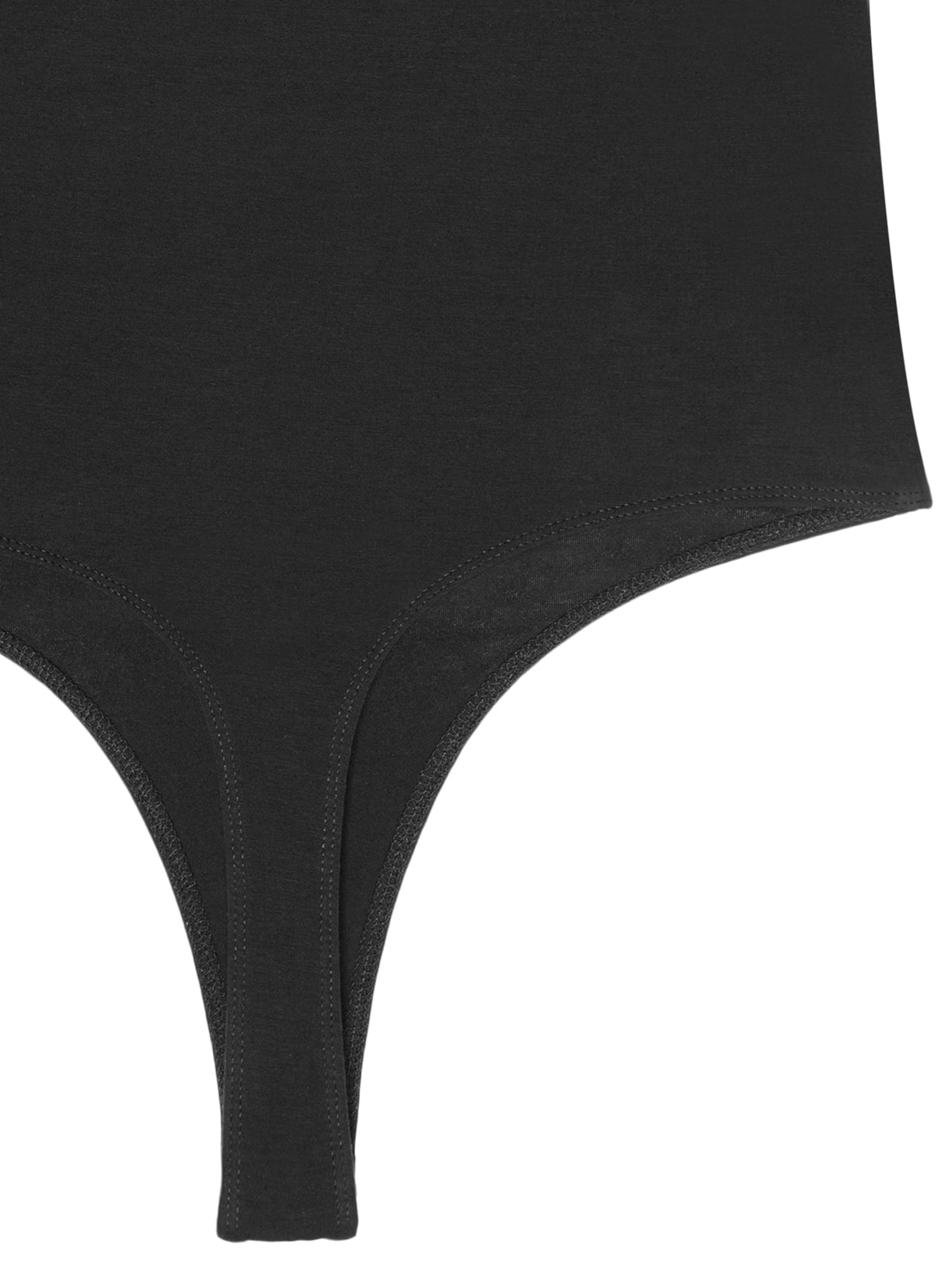 Body Feminino com Aplicação de Renda Preto Market 33