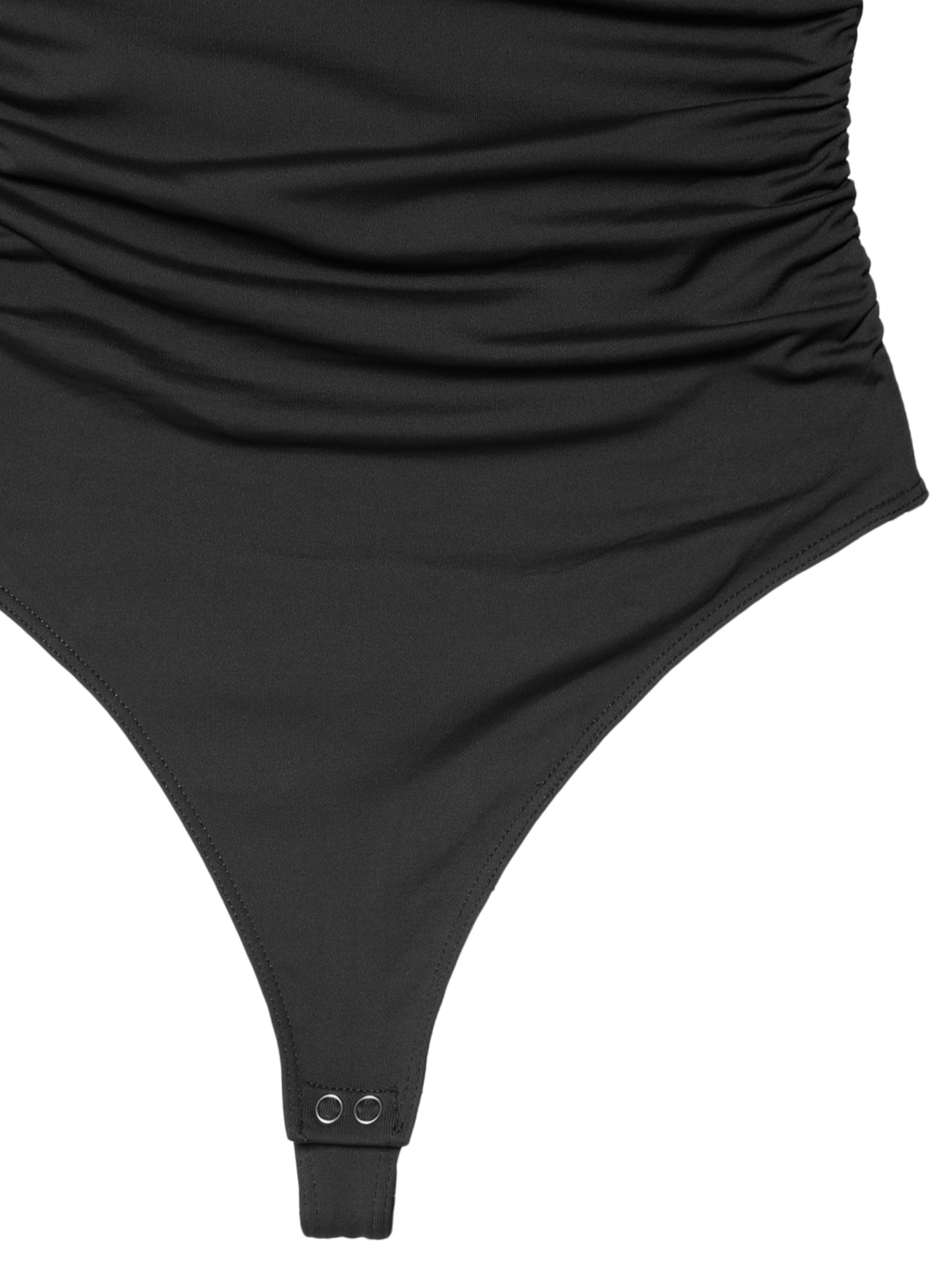 Body Feminino Com Drapeados Preto '2Essential