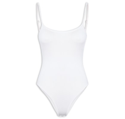 Body Feminino Comfy Alcinha - Branco