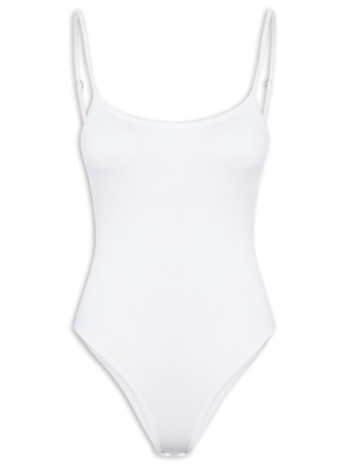 Body Feminino Comfy Alcinha - Branco