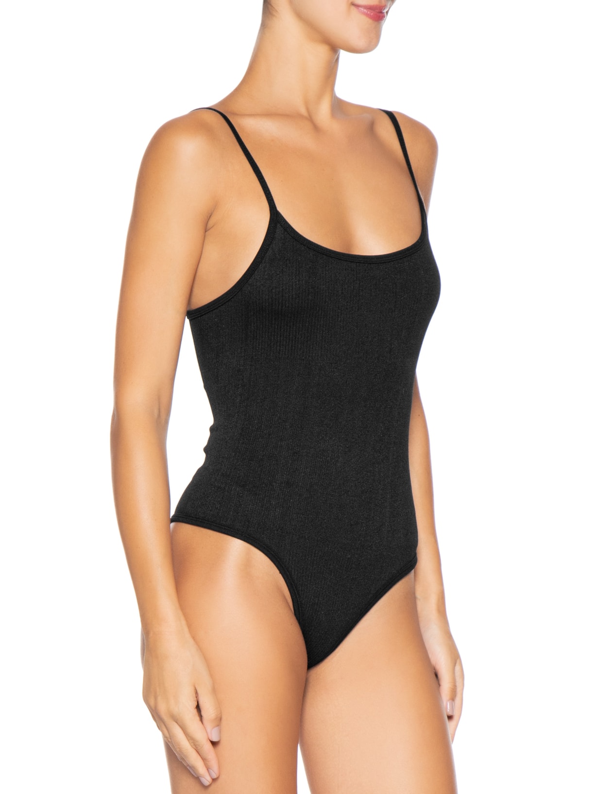 Body Feminino Comfy Alcinha Preto Basiq