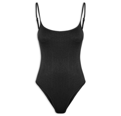 Body Feminino Comfy Alcinha - Preto