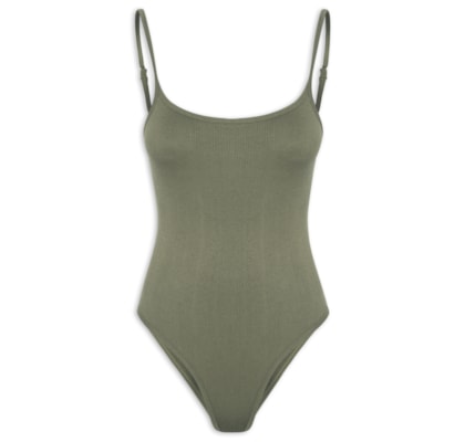 Body Feminino Comfy Alcinha - Verde